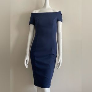 Bardot Strapless Pencil Dress- XS
